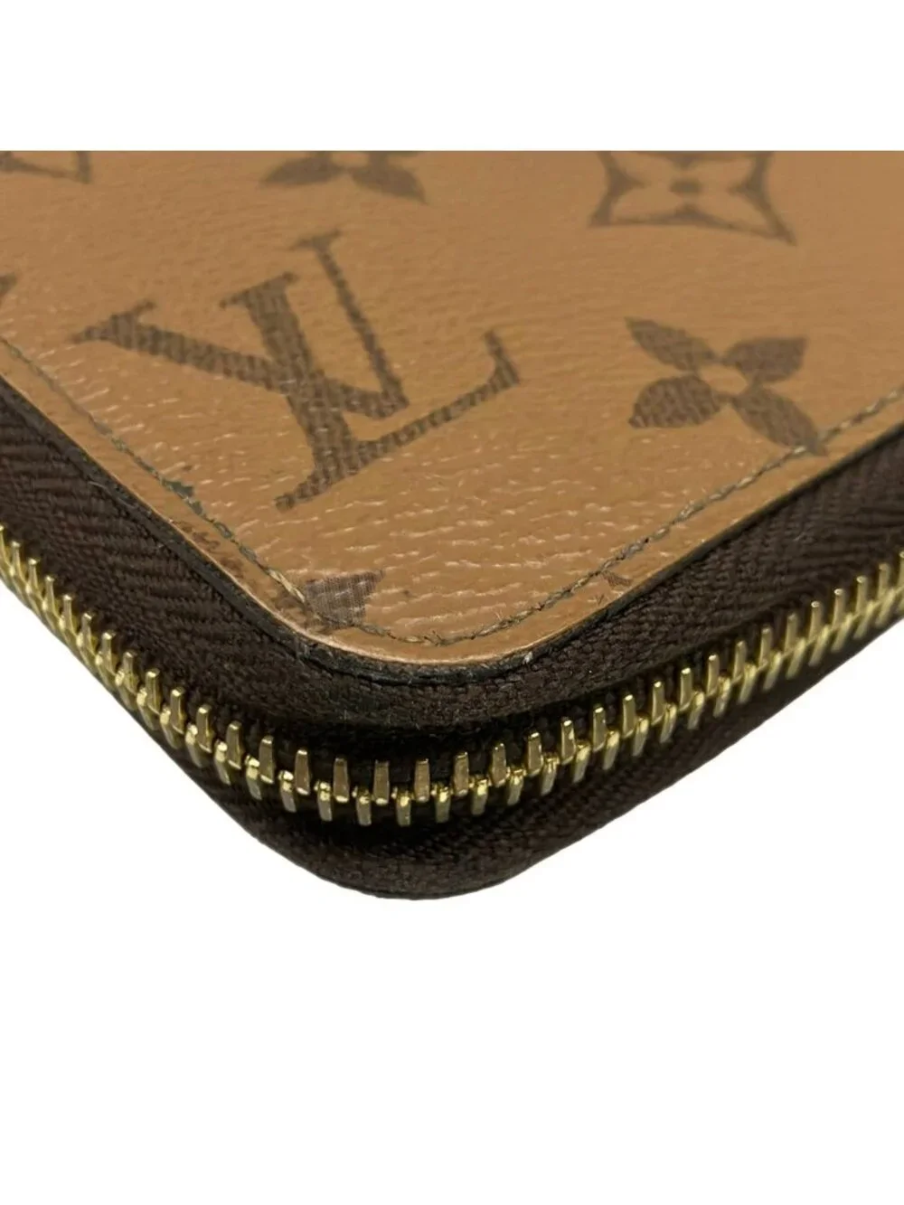 Louis Vuitton Wallet Monogram Reverse Zippy Noir Blanc